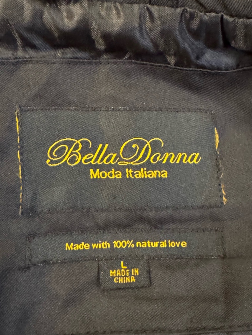 Bella Donna Moda Italiana Hooded Jacket with Full Zip & Snap Accents - Picture 3 of 3